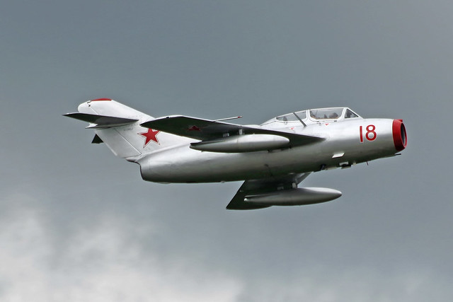 MIG-15UTI (LIM2) N104CJ\18 red SOVIET AIR FORCE colours