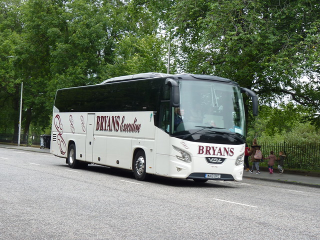 Bryans Executive Travel of Denny VDL Futura HD2 129-365 WA13DXC at Regent Road, Edinburgh, on 27 July 2017.