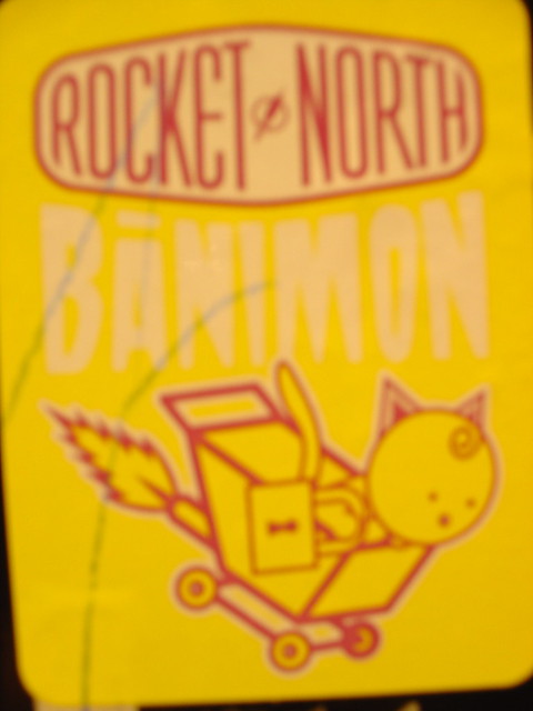 rocket north sticker