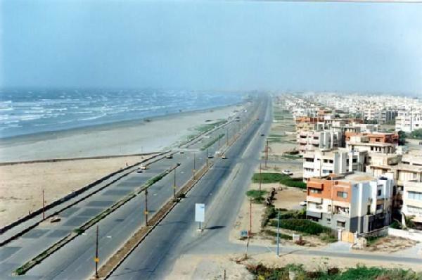 The Clifton Beach, Karachi.