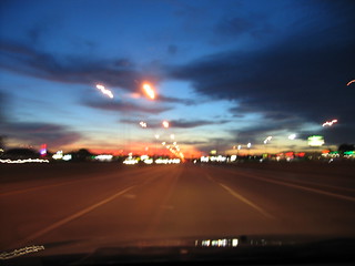 Sunset back from Ohio