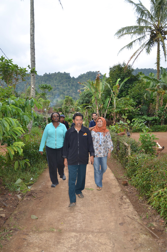 Walking in HKM area at District of West Lampung.