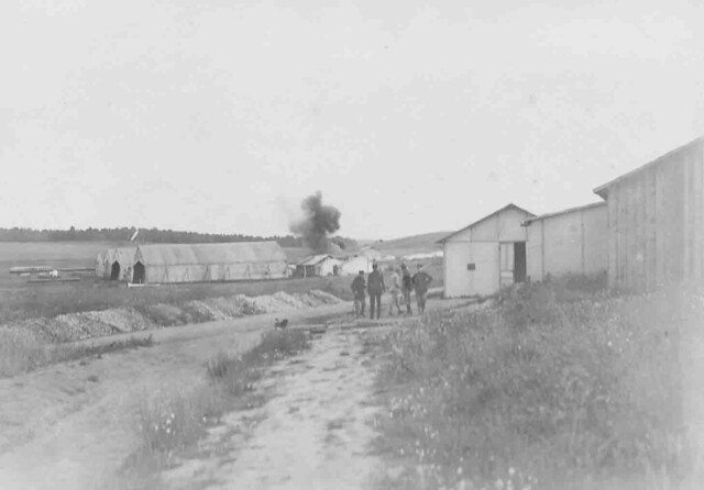 Aérodrome français de la Marne bombardé pendant la 1 GM (3)