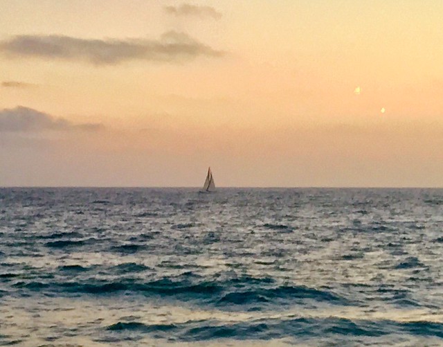 Sunset Sailing in Santa Monica Bay.