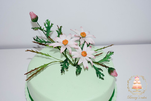 Cake with daisies | by Albena Bojidarova