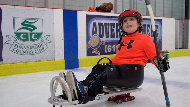 Sled Hockey @ Mary Free Bed Wheelchair Sports Camp 2017