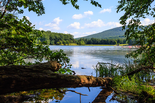 greenbrierlake summer landscape nature reflection lake water clouds greenbrier boonsboro maryland unitedstates us forest sports camping