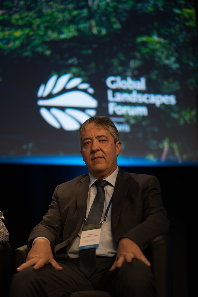 Antonio Fonseca dos Santos, Director of Environment and Sustainability of Brookfield Renewable Energy Group, at the Discussion Forum Indigenous Peoples’...
