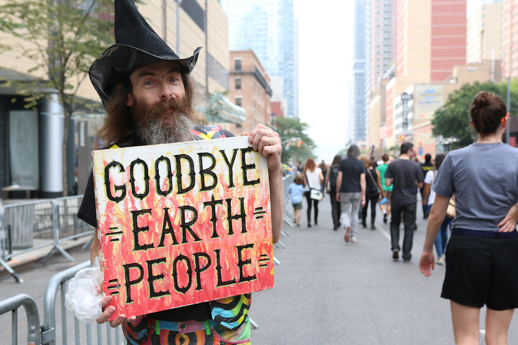 A scene from People's Climate March.