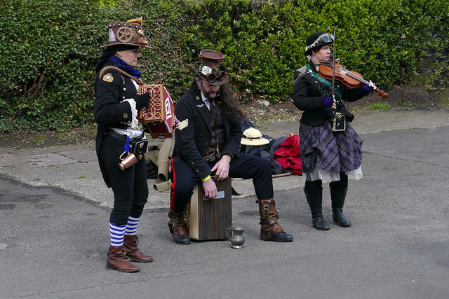 steampunk folk dancing band