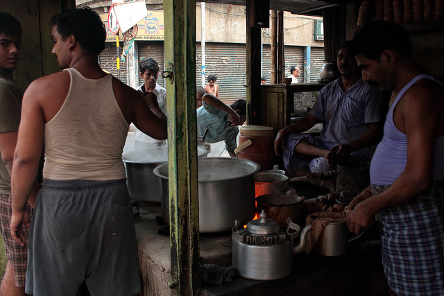 Tea Shop, Rabindra Sarani, Kolkata, 2012