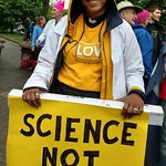 Rev. Archene Turner at the March for Science, 4.22.17