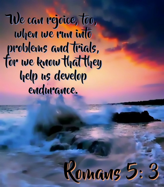 Romans 5:3 NLT