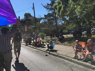 Out Loud Chorus with the Jim Toy Center at the Ann Arbor 2017 Pride Parade