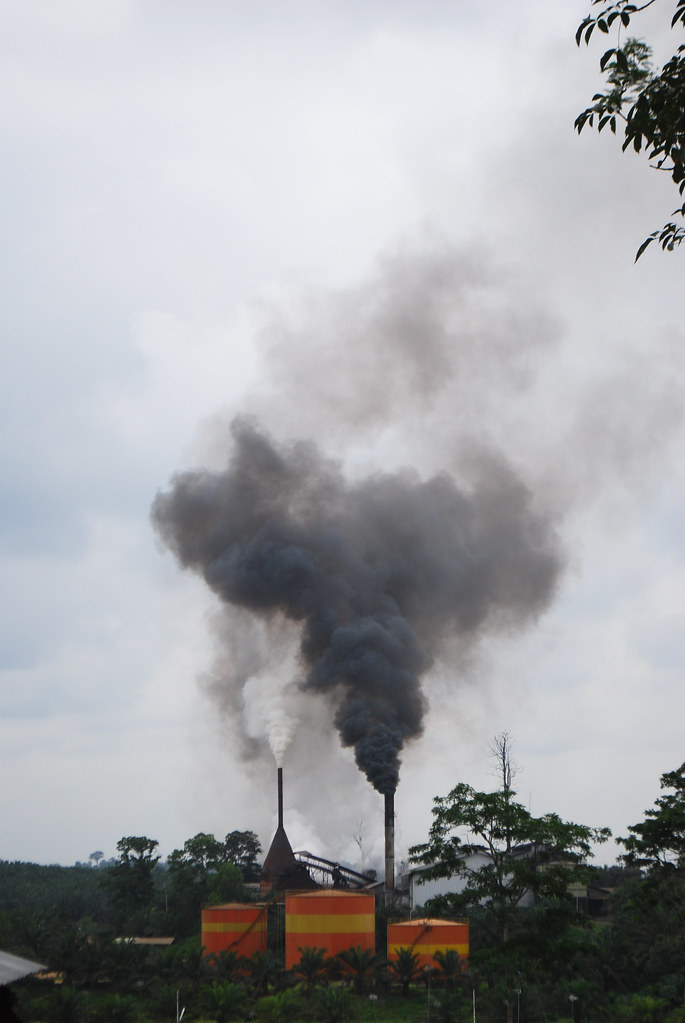 A crude palm oil (CPO) plant. Jambi, Indonesia.