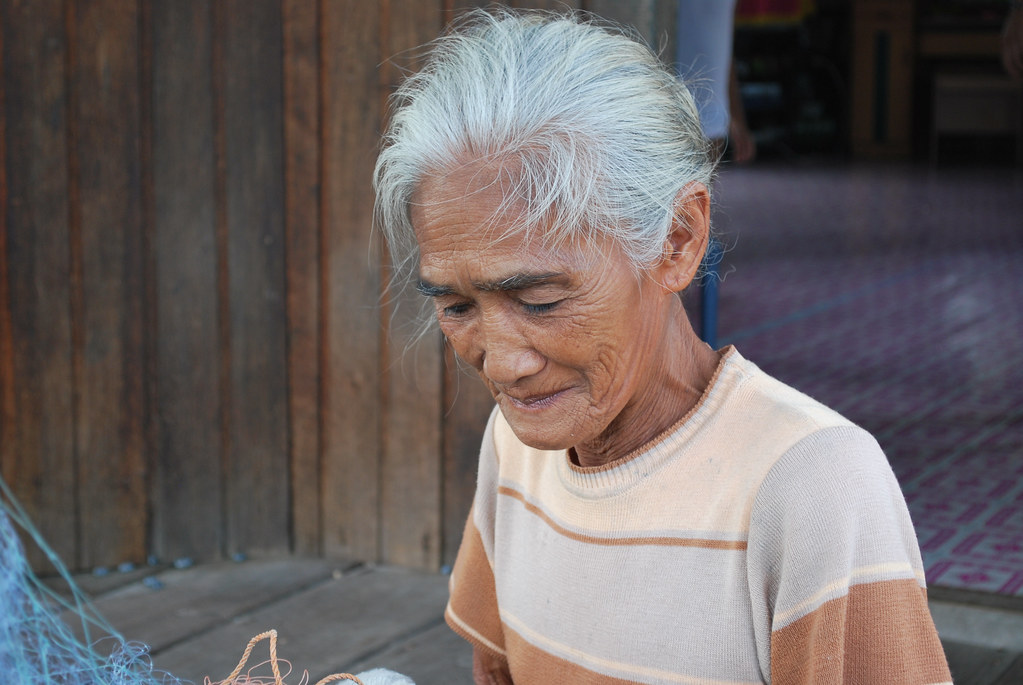 A village elder from Air Htitam desa (Black water village), Jambi, Indonesia.