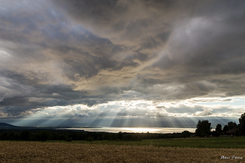 landscape lac lake léman leman sunset sun suisse chablais canon clouds cloud ciel feternes switzerland
