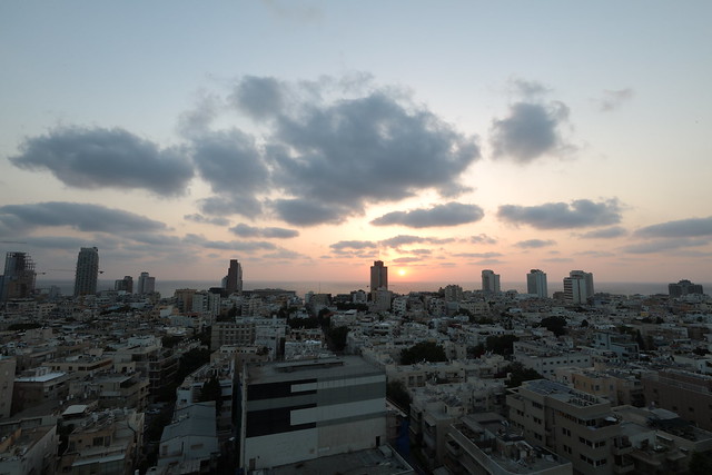 Sunset over Tel-Aviv