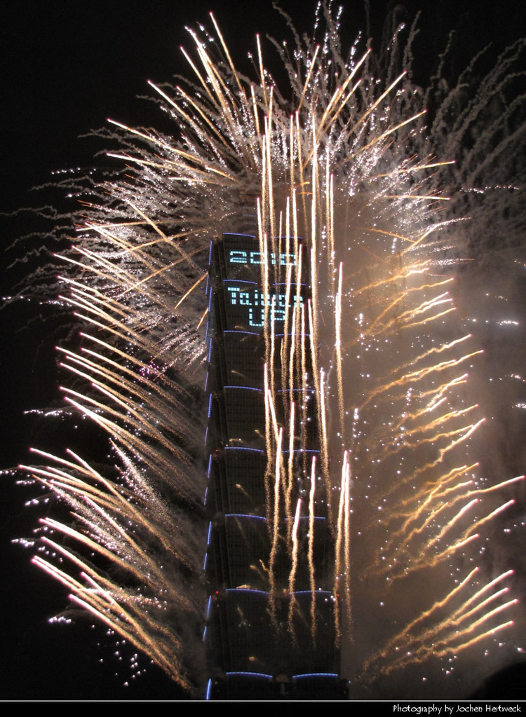 Taipei 101 New Year's Eve Fireworks, Taipei, Taiwan