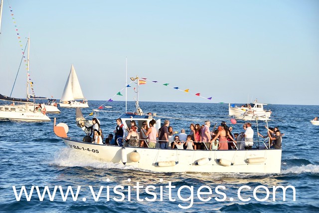 Processó de les Barques per la Verge del Carme Sitges 2017