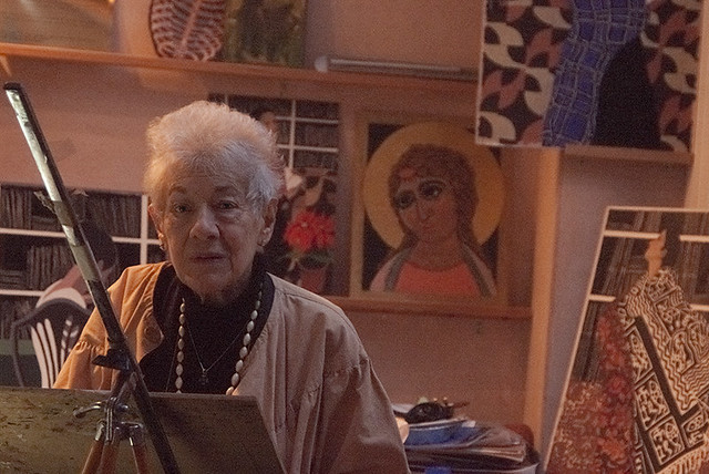 Lillian in her studio