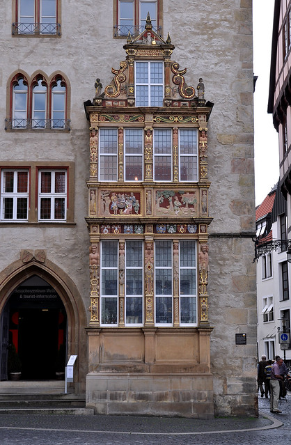 Hildesheim, Niedersachsen, Marktplatz, Tempelhaus, prodigal son