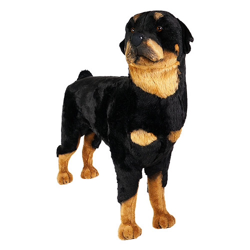 Plush Rottweiler by Piutre Rottweiler stuffed animal by