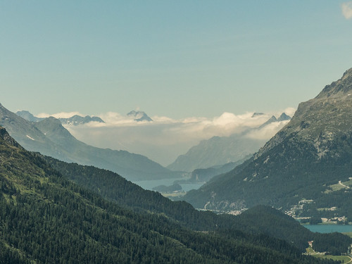 cloudssunset europe grisons mountains peterphoto switzerland pontresina graubünden