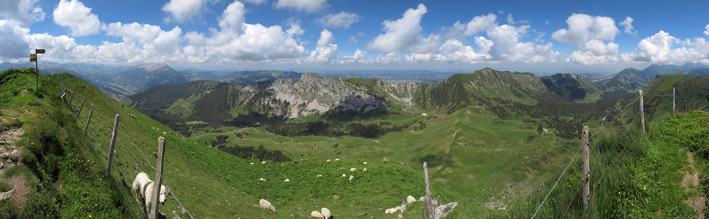 Fürstein_076 | Panorama vom Fürstein mit Blick nach NW | Thomas Jundt ...