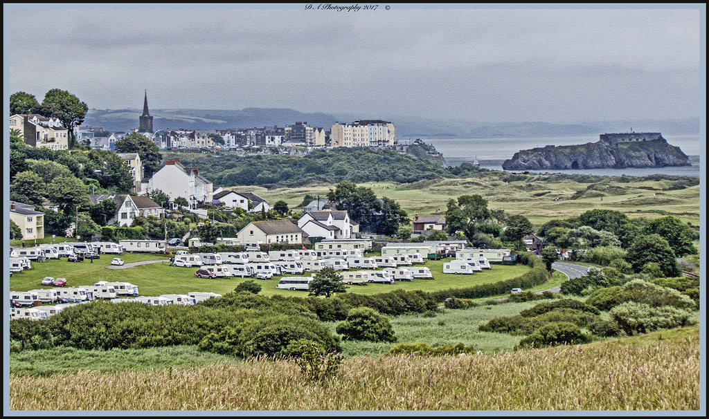 Landscape off Tenby and surrounding area