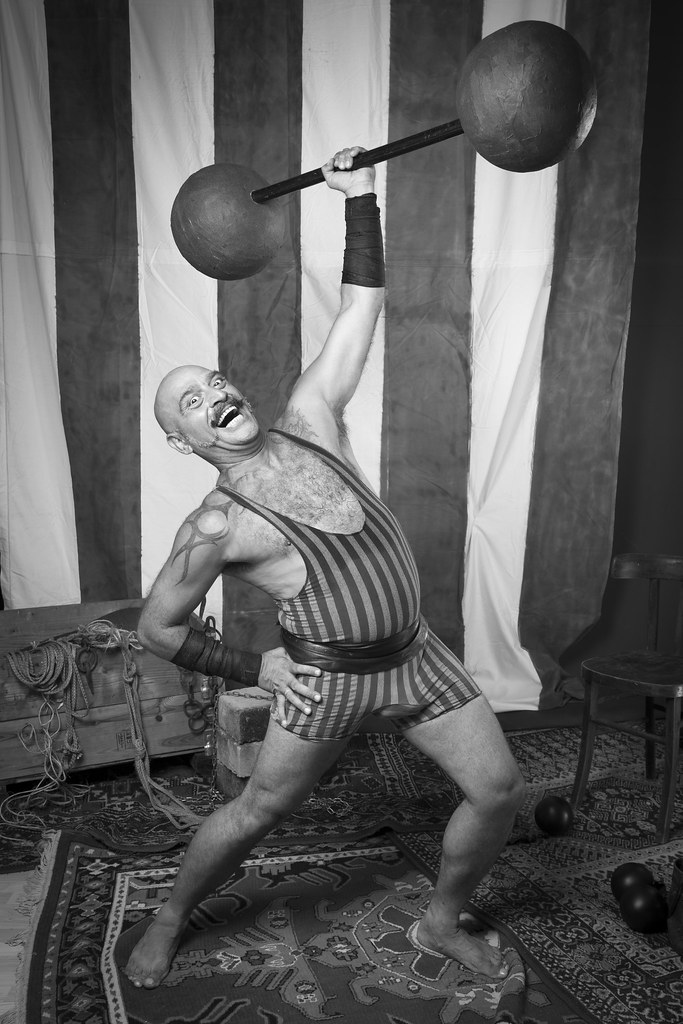 Vintage Circus _ Strongman | Francesco | Flickr