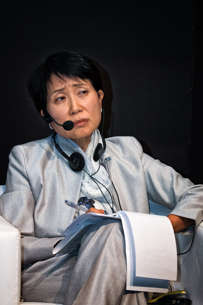 Naoko Ishii, CEO Global Environment Facility, speaking at the Parallel multi-stakeholder Discussion Forum: Climate change, supply change – the future...