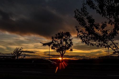 unlimitedphotos heathrow sunset ngc airport sky