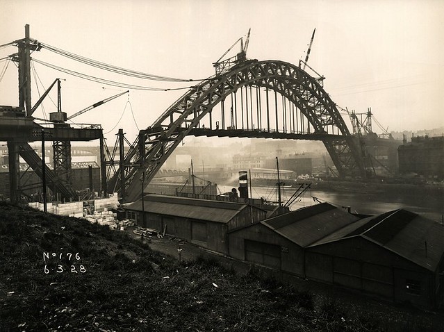 View of the Tyne Bridge from Gateshead