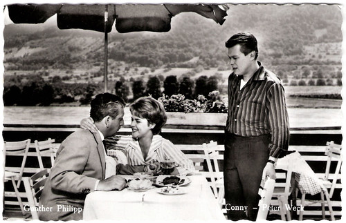 Günther Philipp, Conny Froboess and Peter Weck in Mariandl (1961)