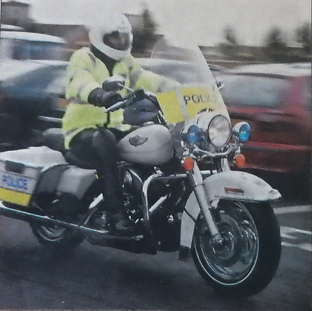 Northumbria Police Harley Davidson Motorbike 2003.