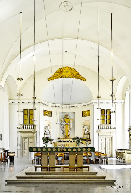 Altar de la Catedral de Karlstad, Suecia.