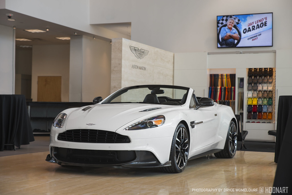 Image of Vanquish S Volante in the showroom at Dimmit