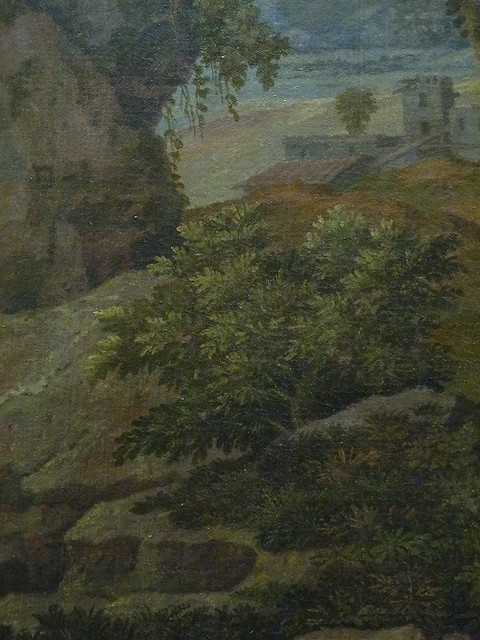POUSSIN Nicolas,1660-64 - L'Automne, La Grappe de Raisin rapportée de la Terre Promise (Louvre) - Detail 77