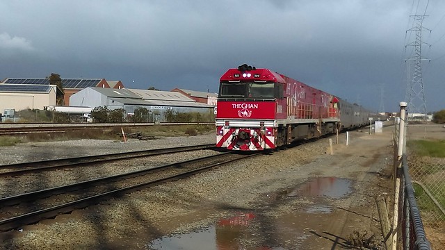 1AD8 the ghan at dry creek heading off to Darwin NR109 & NR74 23/07/17