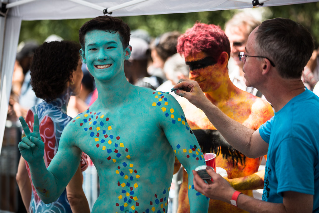 New York "Body Painting Day", 2017.