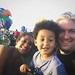 A family selfie at the National Balloon Classic yesterday. #nationalballoonclassic #staygrounded #looktothesky #indianolaiowa #hotairballoons