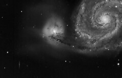 Never let you go: M51 and NGC 5195, Remote Nerpio, ESP