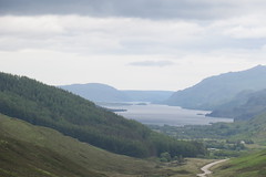 View over Glen Docherty and Loch Maree from the A832