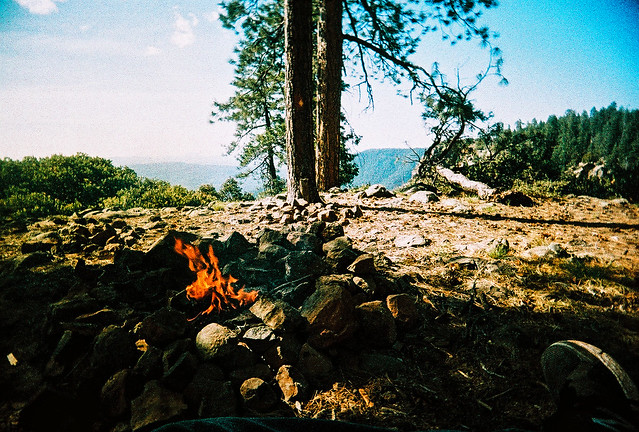 Breakfast campfire
