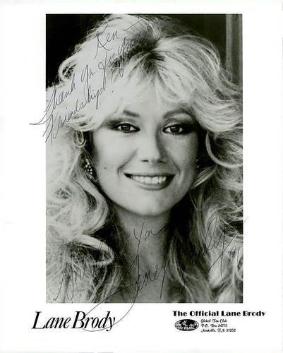 Actress Lane Brady signed autograph photo to Ken Pearson Austin TX