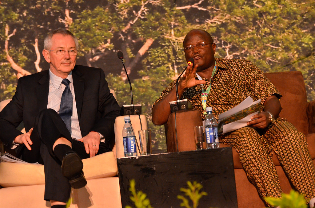 Andrew Steer, Special Envoy for Climate Change, World Bank and Ben Chikamai, Director, Kenya Forest Research Institute. General Secretary, Network...