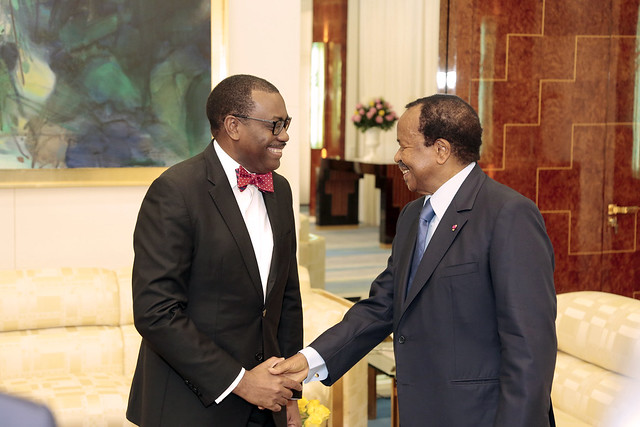 Meeting with Paul Biya, President of cameroon.