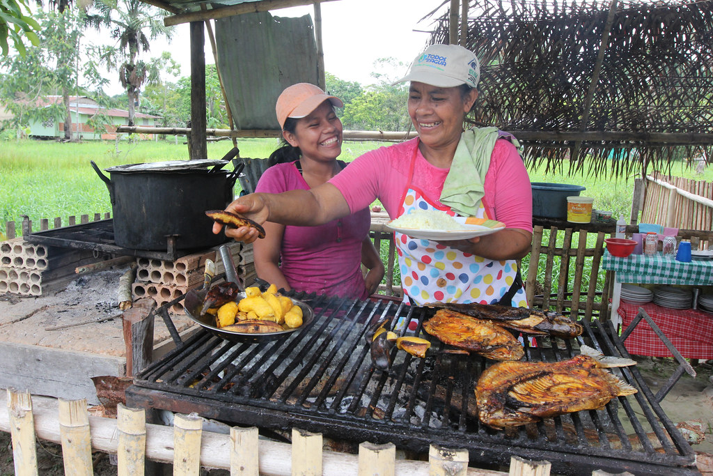 Open-air restaurants in Amazonian Colombia are a popular destination for weekend family outings. Some restaurant owners buy bushmeat from local...