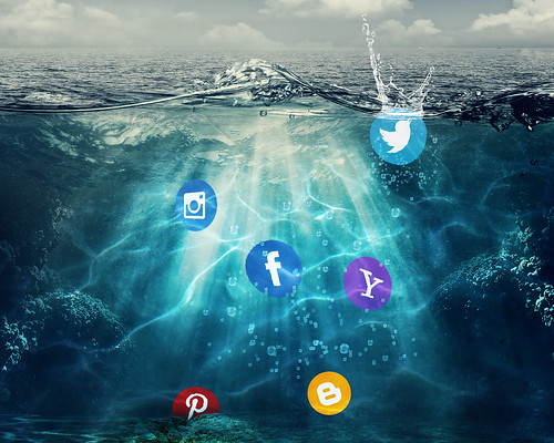 Drowning in Social Media | by mikemacmarketing
